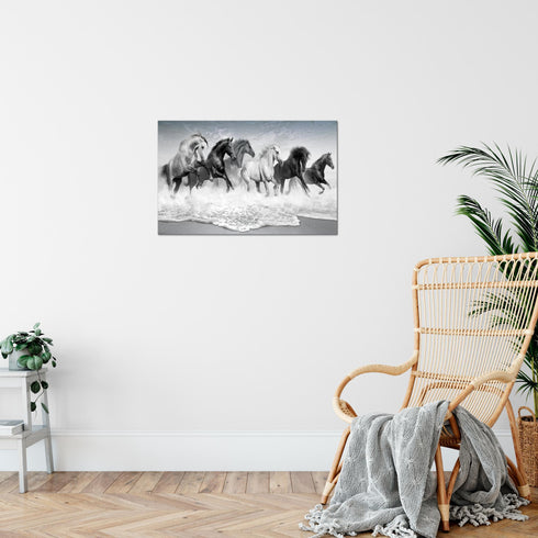 Wandbilder Wohnzimmer XXL Pferde Moderne Bilder Tiere